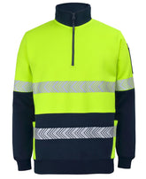 JB's HV 330G 1/2 ZIP SEGMENTED TAPE FLEECE -  6DPS